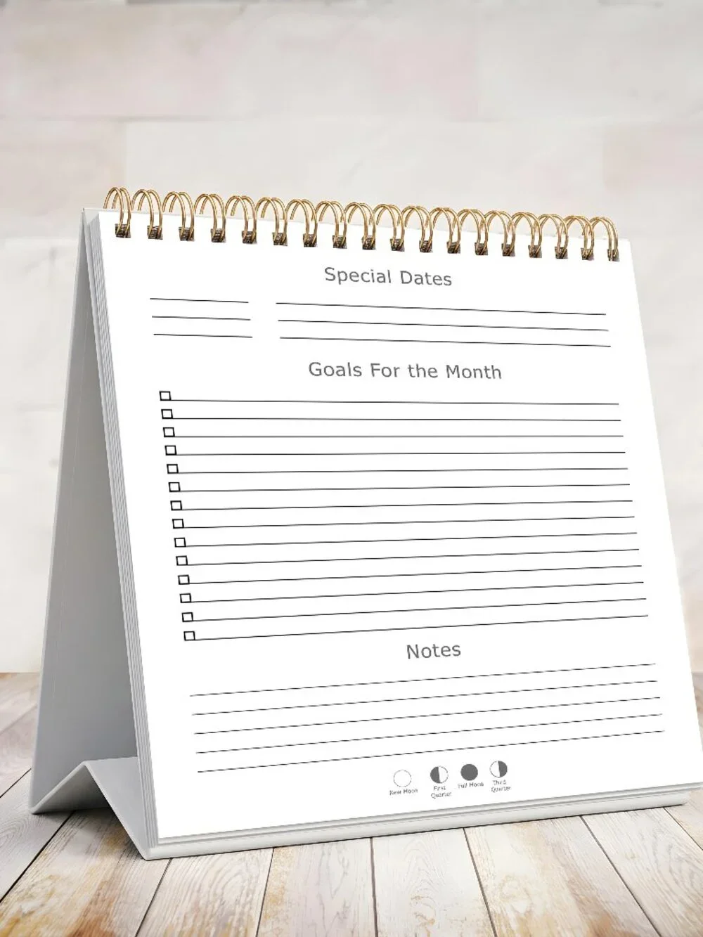 2027-12 Months Desk Calendar Desktop Planner with To-Do List (Cats)
